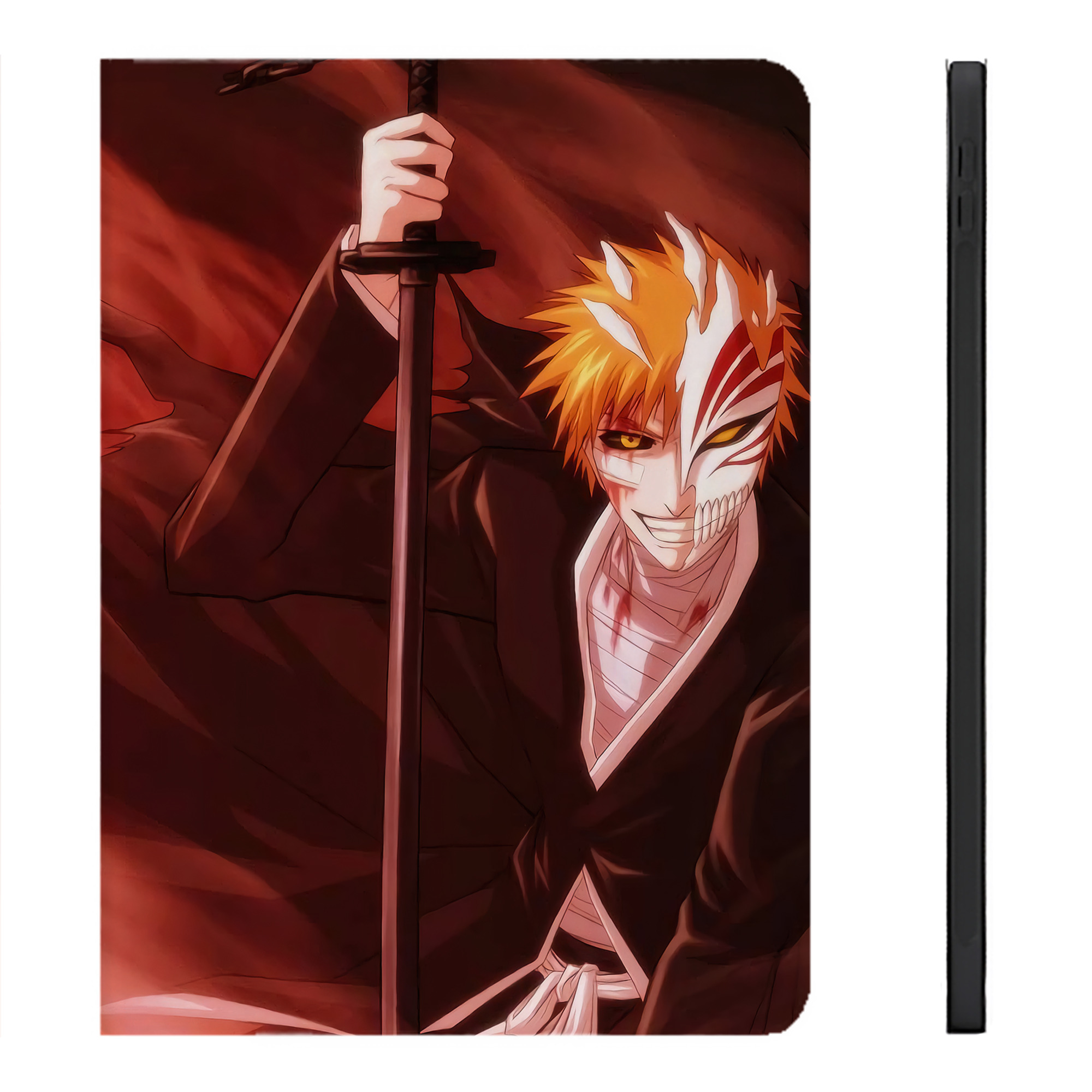 （画像用） ブリーチ BLEACH IPadケース ペンホルダー付き ブックスタイルデザイン